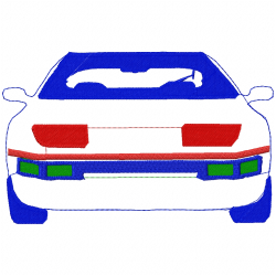 Cars Embroidery Design 11